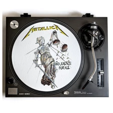 METALLICA Turntable Slipmat for Vinyl Records 12" DJ Slip Mat heavy metal vinyls