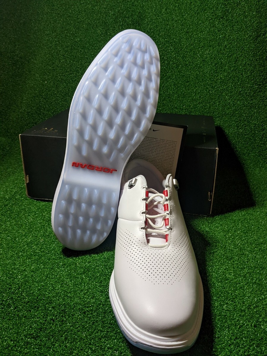 Nike Jordan ADG 4 Golf Shoes White Pure Platinum/Cement US Nike Jordan ADG 4 Golf Shoes White Pure Platinum/Cement US