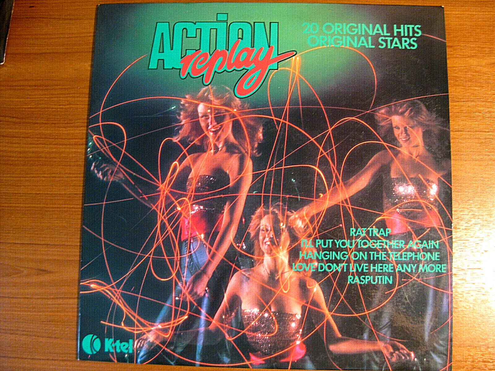 Original Stars - Action Replay, 20 Original Hits, Vinyl LP, 1st Press Very Good+