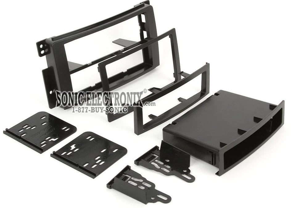 Kit de tablero de instalación DIN simple/doble Metra 99-8715 para Smart Fortwo 2008-10 Foto 2 de 3