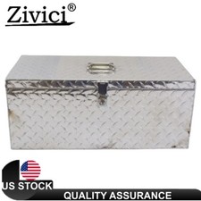 23 Aluminum Tool Box Truck Pickup Bed Trailer Atv Tongue Lockable Wlock