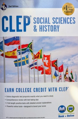 REA CLEP Social Sciences & History study guide - with online and paper practice