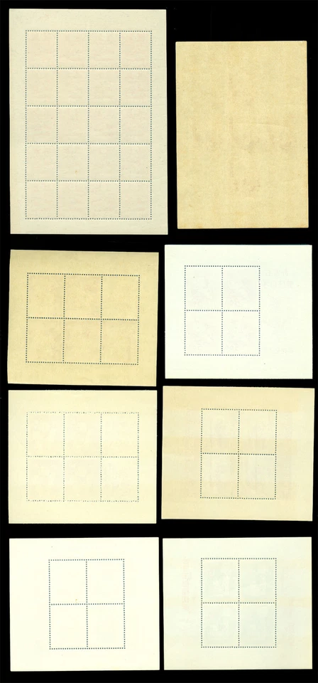 JAPAN 1935-1955 NEW YEAR BLOCKS /Sheets complete run for the period - mint MNH** - Image 2 of 2