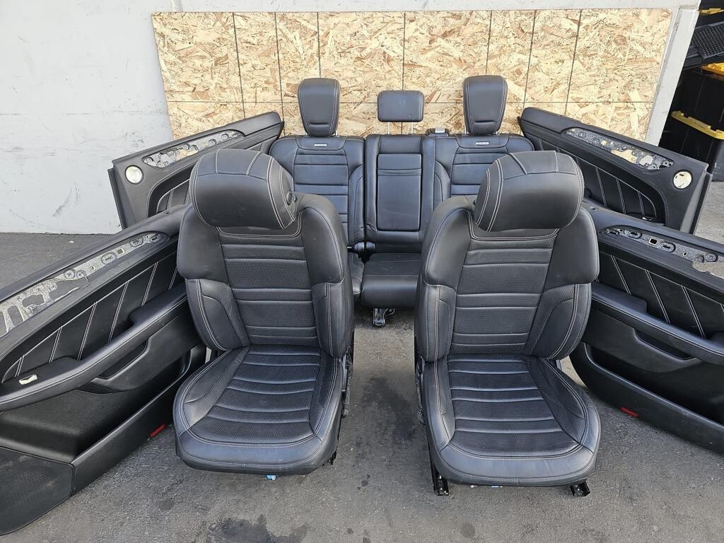 Mercedes W166 Gle63 Ml63 Amg Leather Front Rear Seat Seats Door