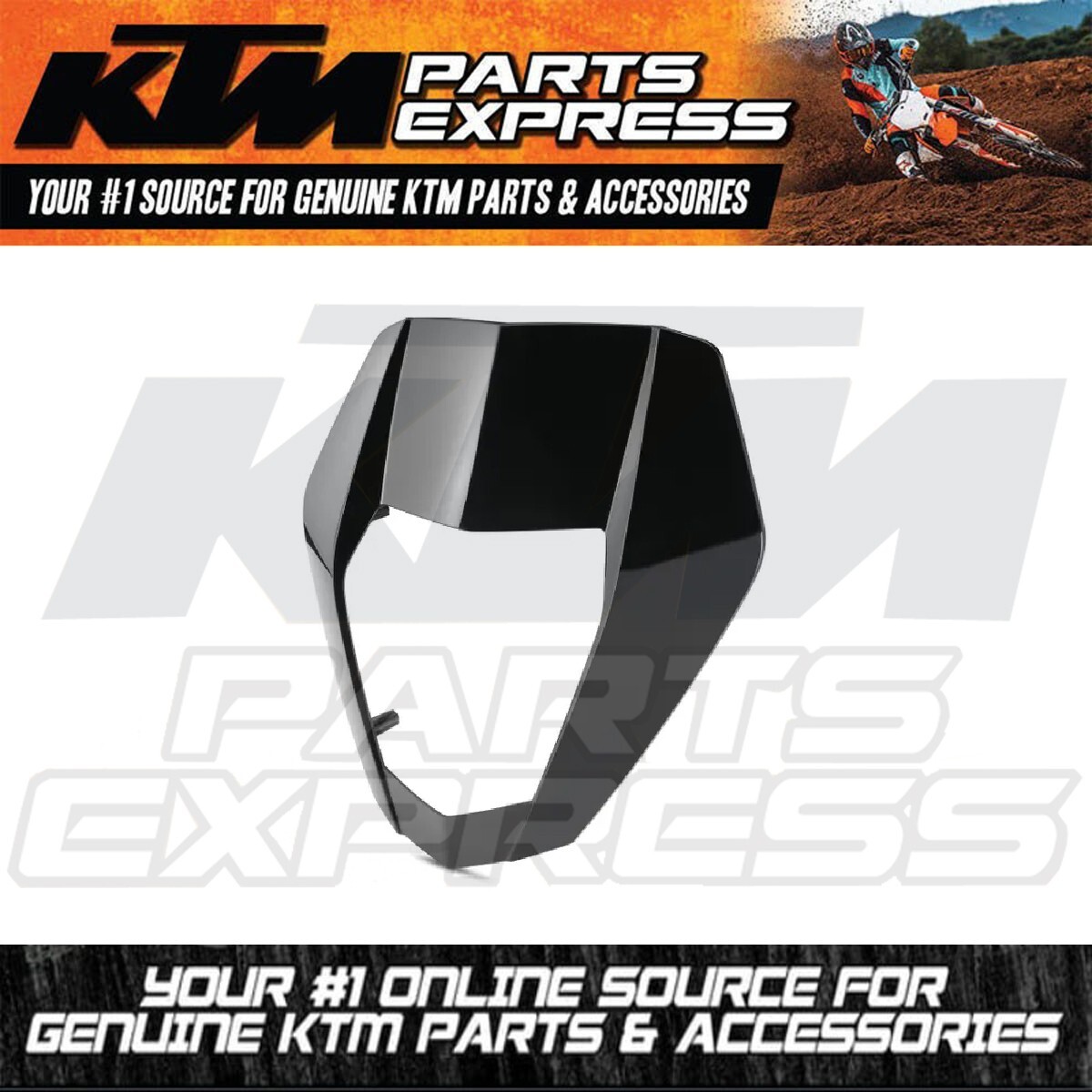 NEW OEM KTM HEAD LIGHT MASK BLACK 690 DUKE 2013 - 2019
