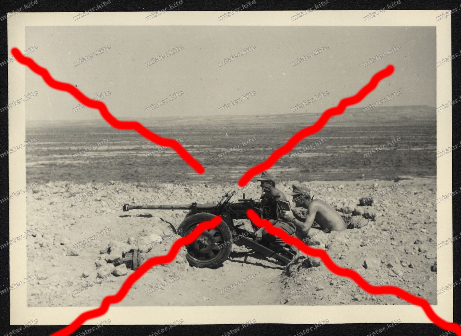 Foto-Maraua-Li<wbr>byen-Afrika-2.<wbr>Gebirgsjäger-K<wbr>omp-Sonderverb<wbr>and288-PAK-Stellu<wbr>ng-35