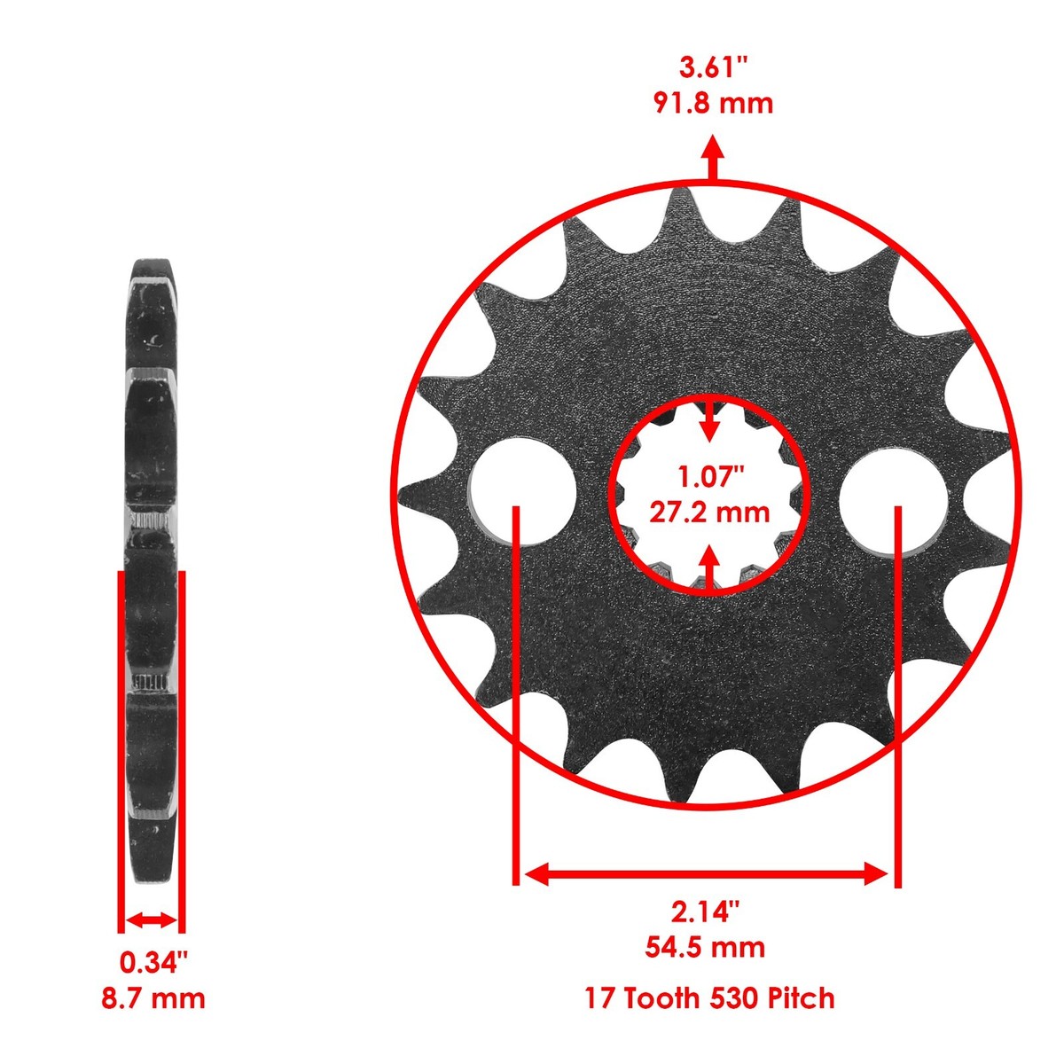 Drive Chain & Sprockets Kit for Kawasaki ZX1100D Ninja ZX-11