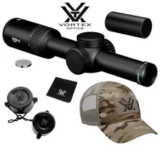 Vortex Viper PST Gen II 1-6x24 VMR-2 MRAD SFP Rifle Scope w/ Hat