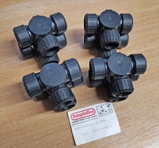 Adaptaflex ASC28x3/T/BL Conduit tee  - Bag of 8 fittings      ASC28