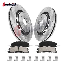 Front Brake Rotors & Ceramic Pads Kit for Ford Explorer 2013-2019 5 Lug 352mm