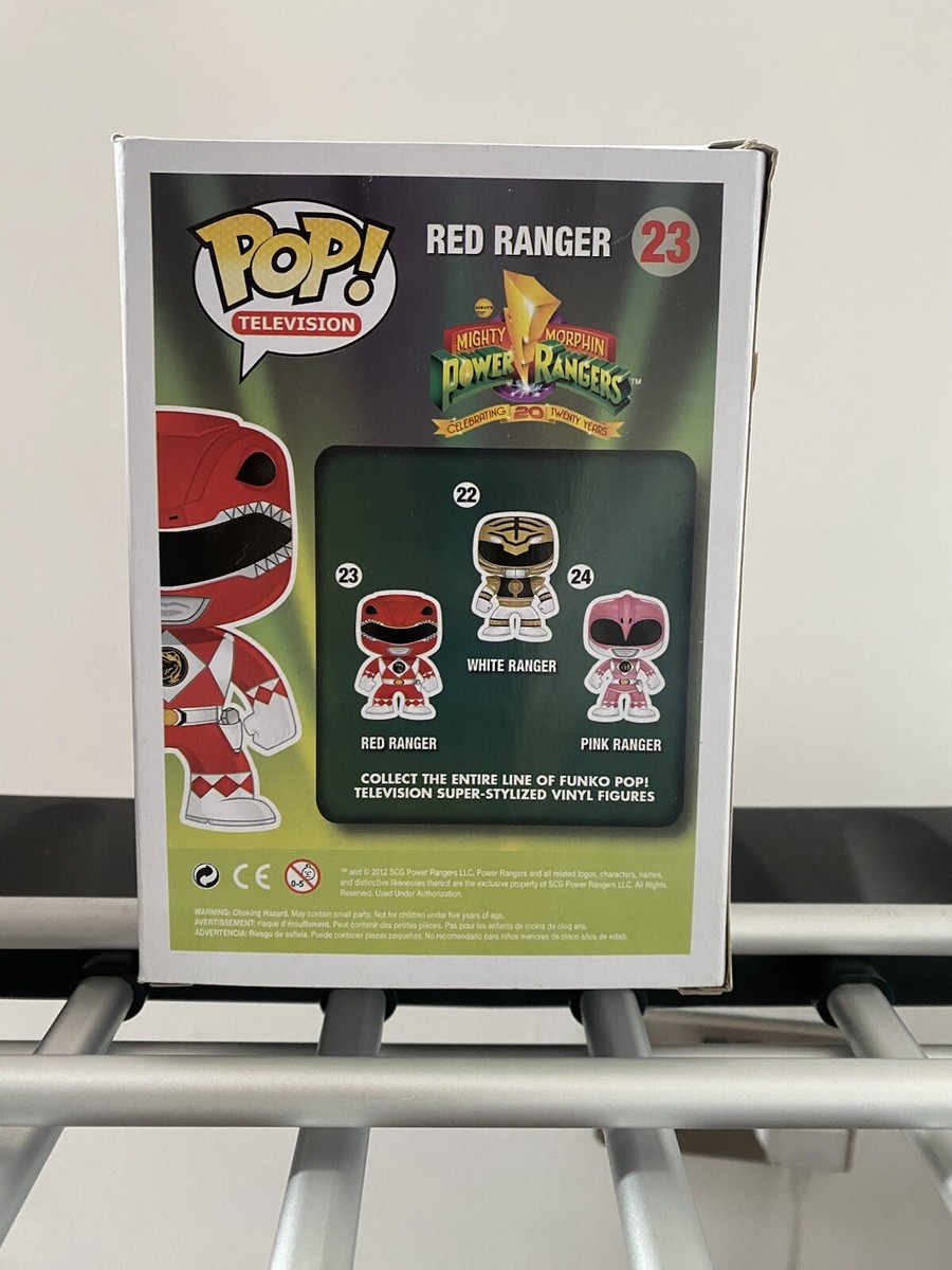 Funko POP Mighty Morphin Power Rangers 23 Red Ranger Vaulted