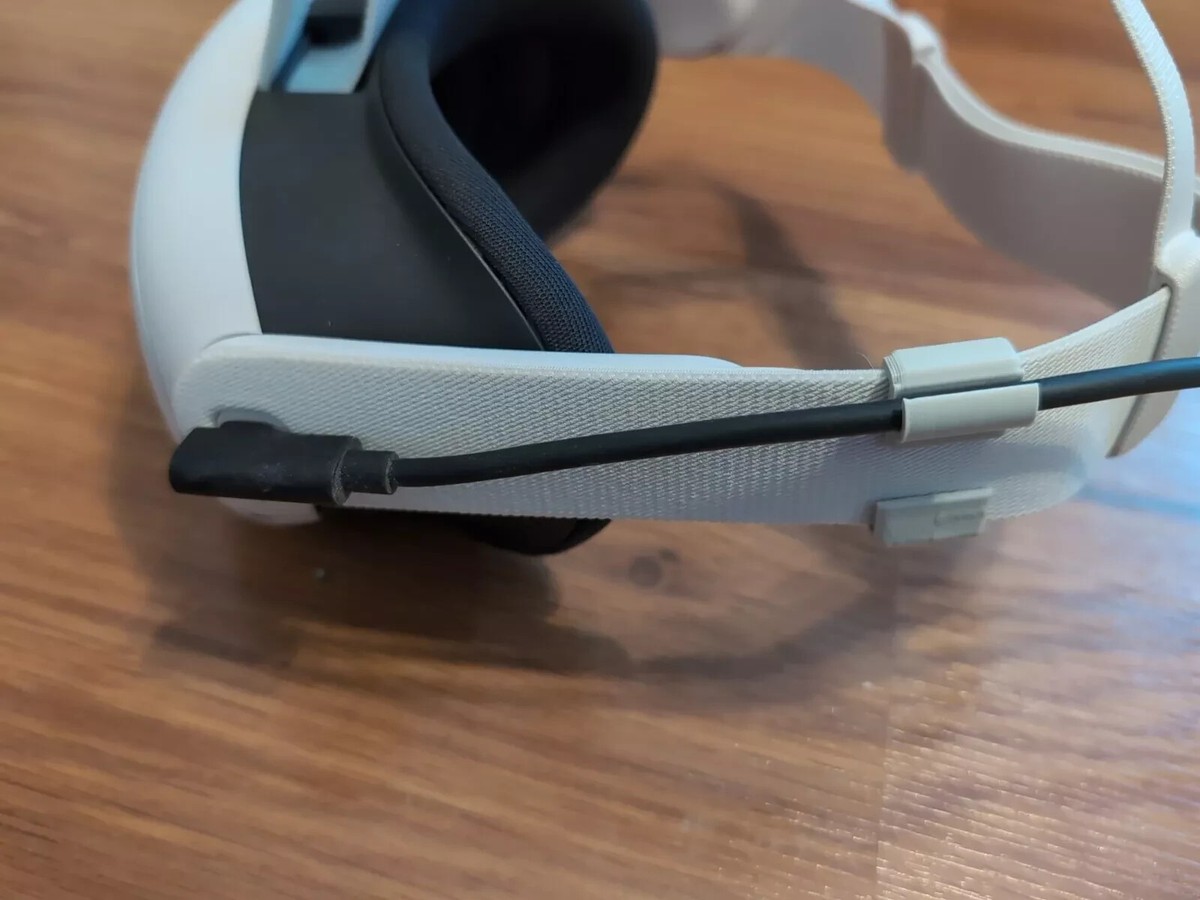 Cable Clips for Quest Stock Strap (3 total) for Meta Quest Link