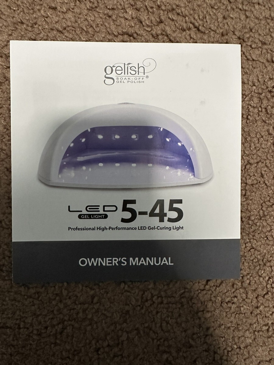 Gelish Harmony Pro 5-45 18W LED Gel Nail Soak Off Polish Curing