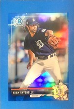 Adam Ravenelle ~ 2017 Bowman Chrome ~ Blue Refractor /150 ~ Tigers Prospect 