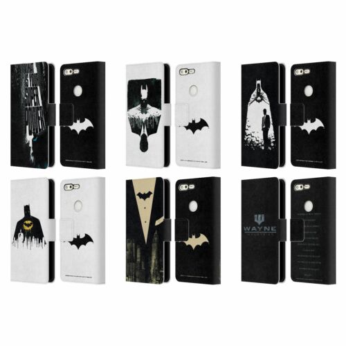 OFFICIAL BATMAN DC COMICS DUALITY LEATHER BOOK WALLET CASE FOR GOOGLE PHONES - Picture 1 of 12