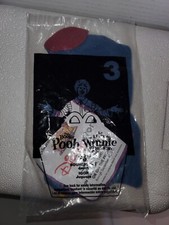 2001 DISNEY'S BOOK OF POOH MCDONALDS HAPPY MEAL TOYS 3 EEYORE POUCH CLIP