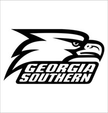 Georgia Southern College Logo Vinyl Decal 8 x 5