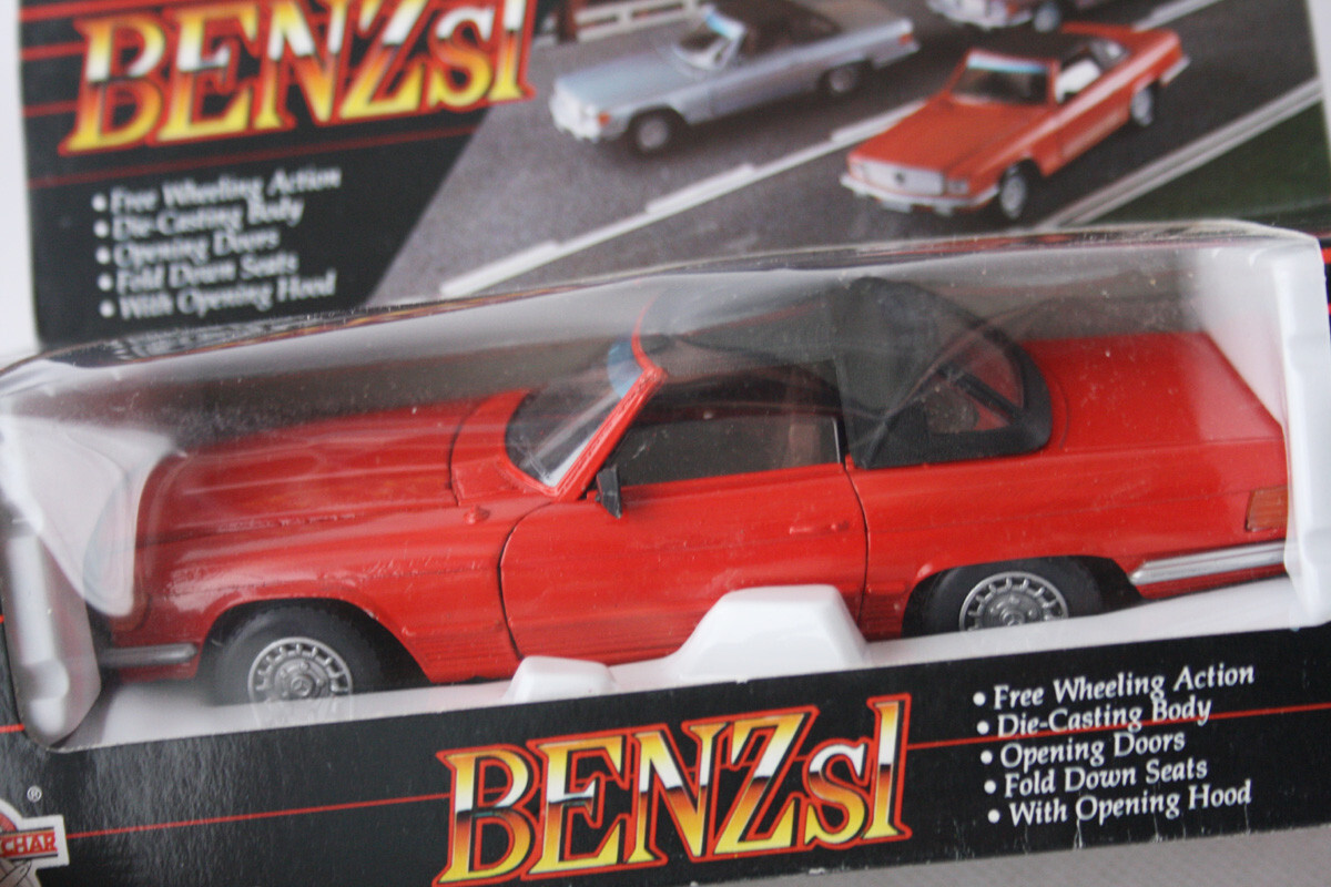 VINTAGE 1992 MERCEDES BENZ 450 SL SEL DIE CAST METAL OPENING DOORS