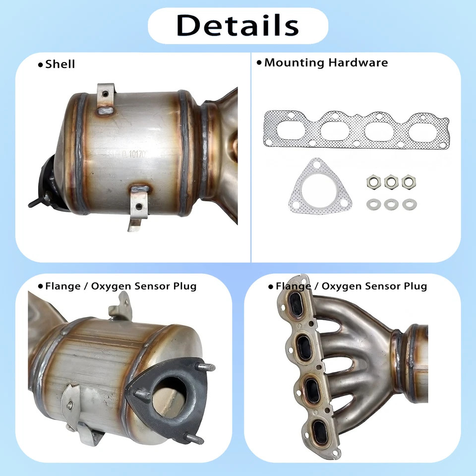 Convertidores catalíticos para 2008-2009 Saturn Astra 2011-2020 Chevy Cruze Sonic 1,8 L Foto 2 de 4