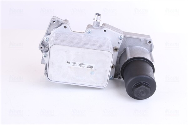NISSENS 90945 Oil Cooler, engine oil for LAND ROVER