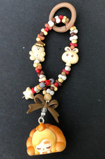 Authentic POP MART CHAKA Cute Hand-draw Beads Phone Charm Key Gift For Her Him