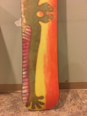 Vintage GNU (Mervin Mfg) Temple Cummins 163 cm Snowboard