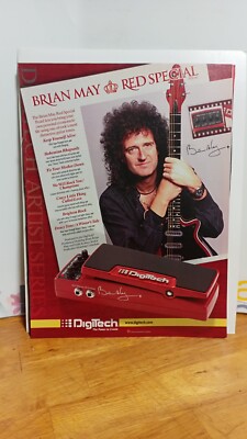 DIGITECH RED SPECIAL BRIAN MAY GUITAR EFFECT 2006 PRINT AD 11 X 8.5   D1