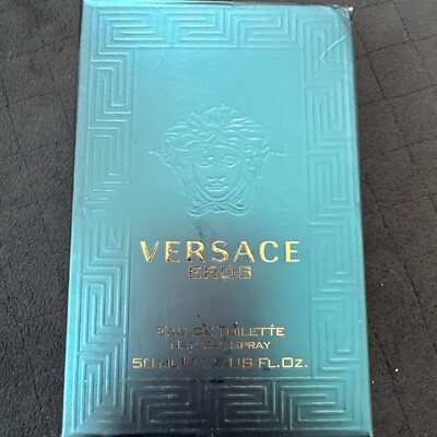 Versace Eros by Gianni Versace Eau De Toilette Cologne for Men 1.7 OZ 50 ML 