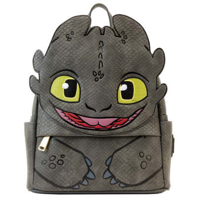 Loungefly How to Train Your Dragon Ohnezahn Cosplay Mini Rucksack Damen/Herren Tasche