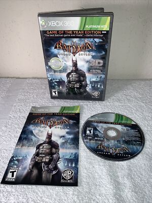 【中古】「非常に良い」Batman: Arkham Asylum (輸入版:北米・アジア) - Xbox360 Batman Arkham Asylum Game of the Year Edition Xbox 360 Disc Mint
