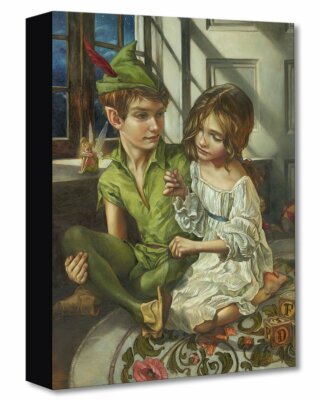 Sewn To His Shadow - Heather Edwards -Treasure On Canvas Disney Fine Art