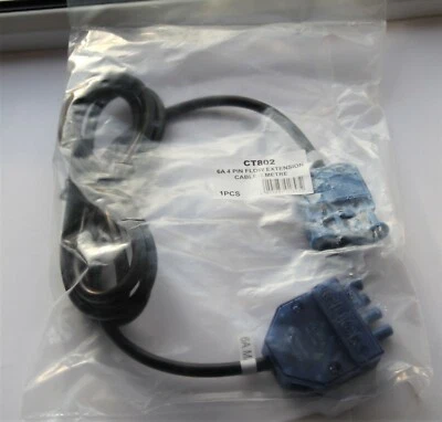 Scolmore Click Flow Pre-Wired 2-Metre Extension Cable, 4-Pin, 240V, 6A – CT802