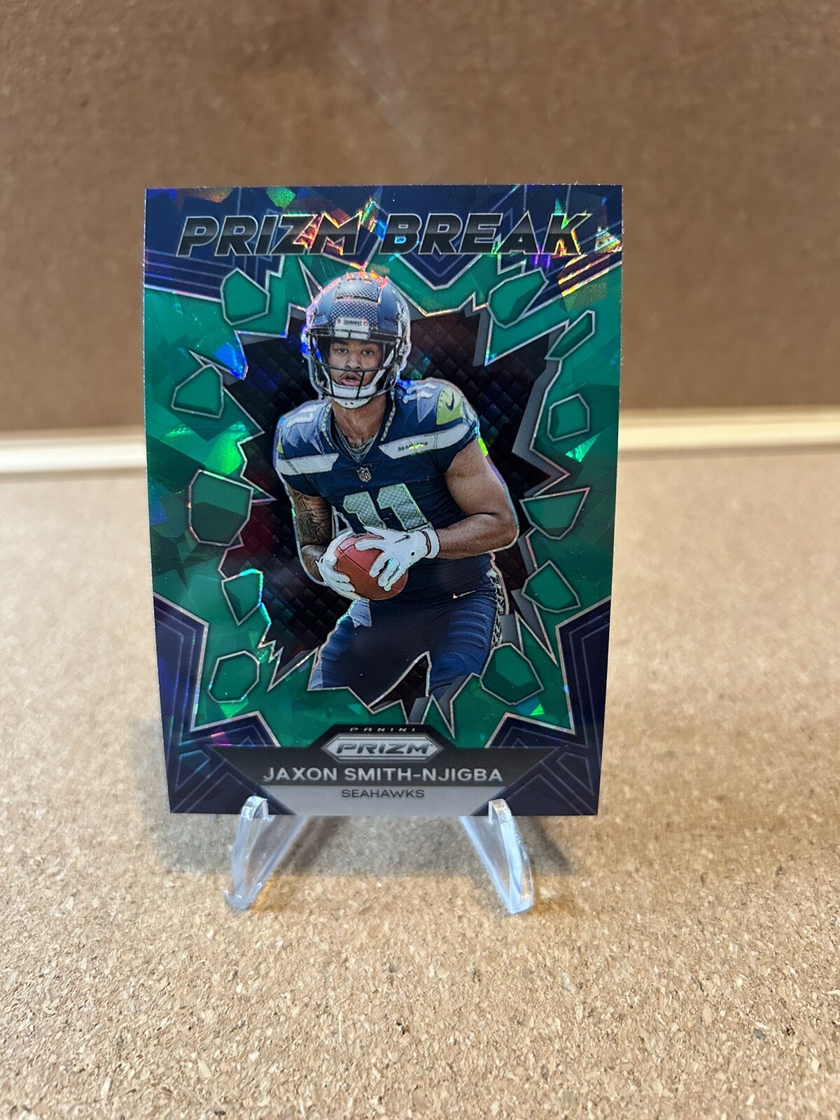 JAXON SMITH-NJIGBA 2023 Panini Prizm GREEN ICE Prizm Break RC Rookie