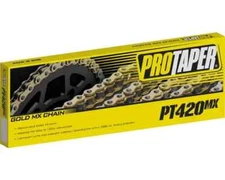 NEW PROTAPER 023101 420 MX CHAIN - GOLD - 134 LINKS - MOTORCYCLE/OFFROAD