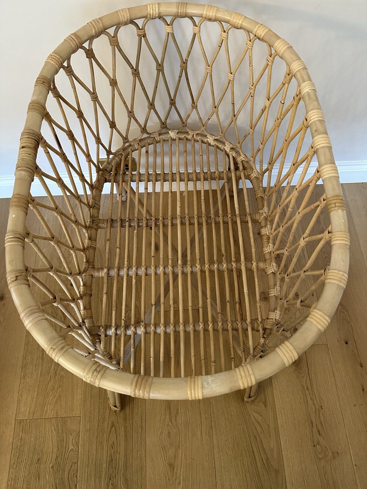 Lettino in rattan foto 3