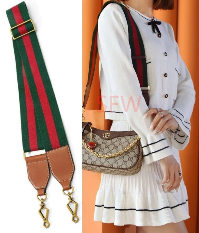 Sangle de sac à main sans logo convient pour fraise épaule Gucci Ophidia