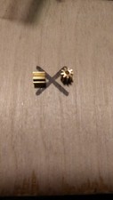 1/32 pinion 9 tooth brass 2 qty Press-on Fits most 1/32 slot cars