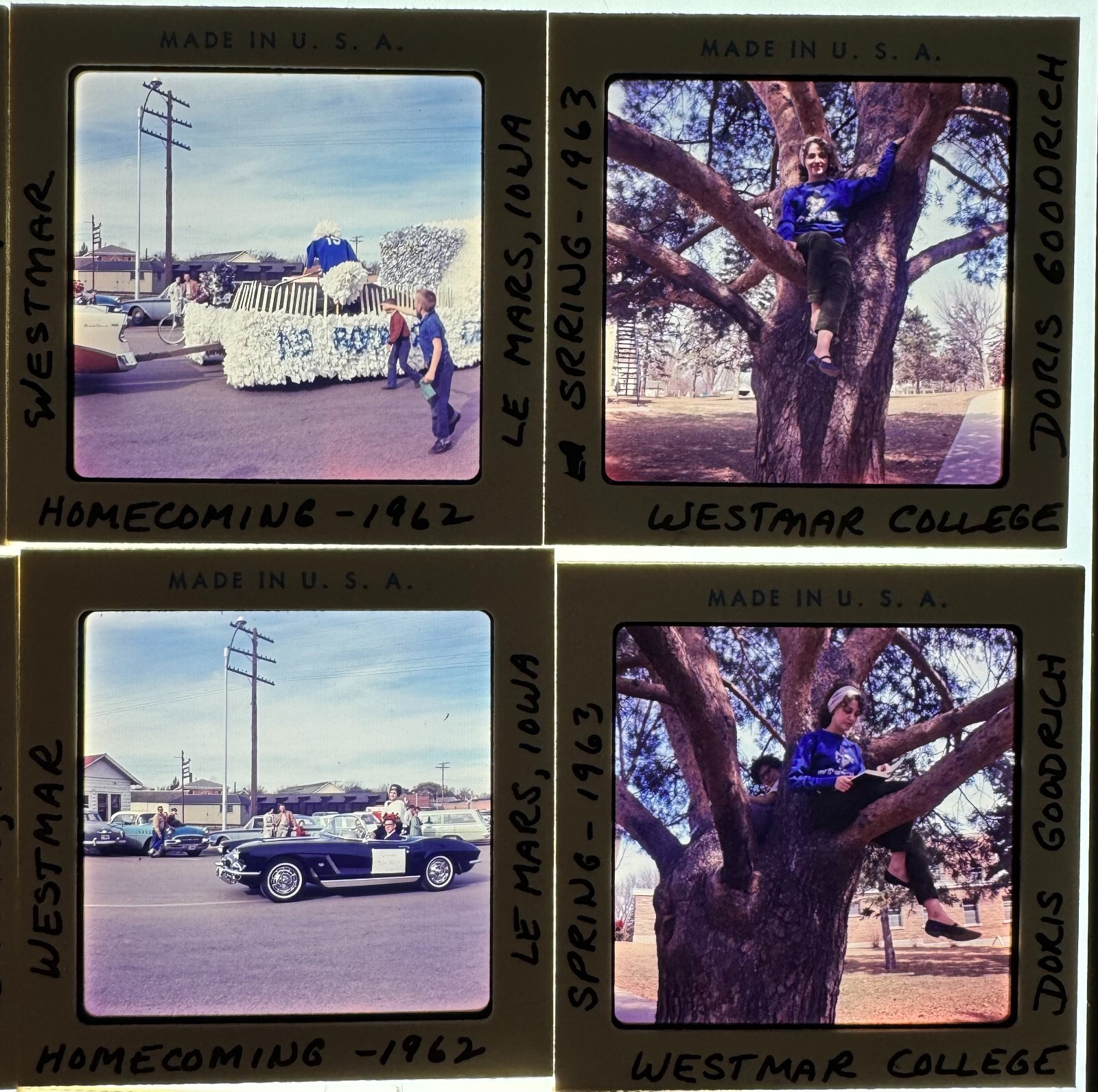 x24 1962 Westmar College Medium Format Slides Ektachrome Le