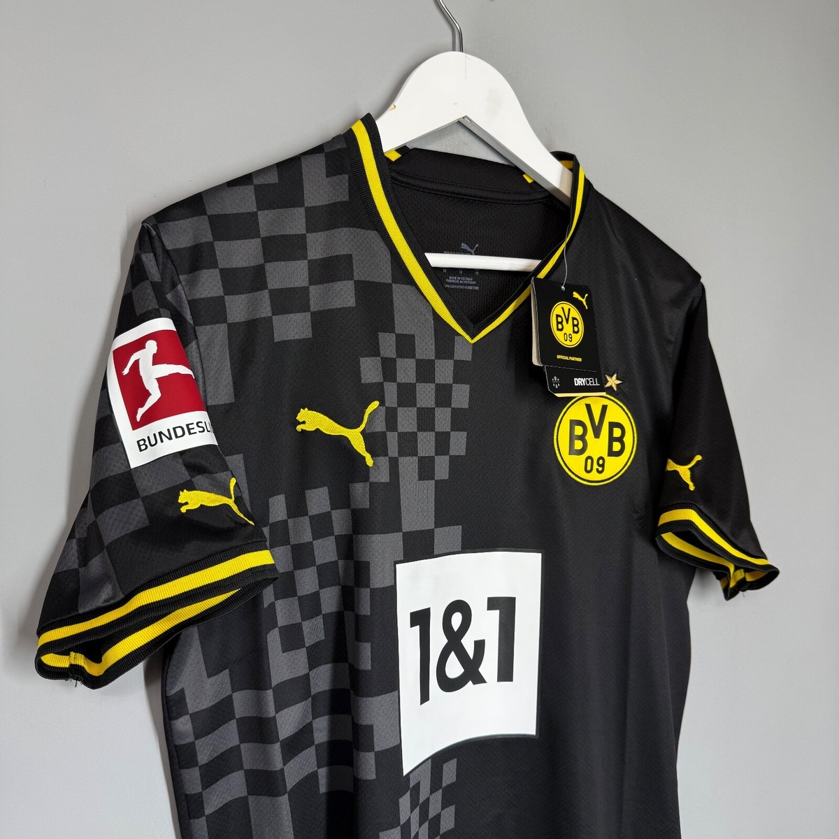 NEW BORUSSIA DORTMUND 2022 2023 AWAY FOOTBALL SHIRT JERSEY TRIKOT