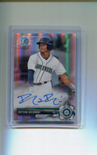 2017 Bowman Chrome Refractor Autographs Bryson Brigman Auto 72/499