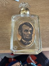 Avon Abraham Lincoln After Shave EMPTY Presidential Decanter Bottle