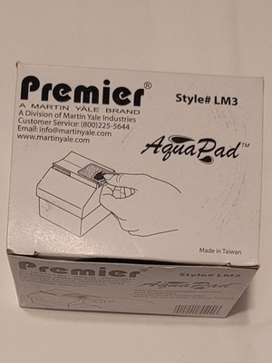 Premier Martin Yale Brand Style Lm3 Aqua Pad Finger Moistener