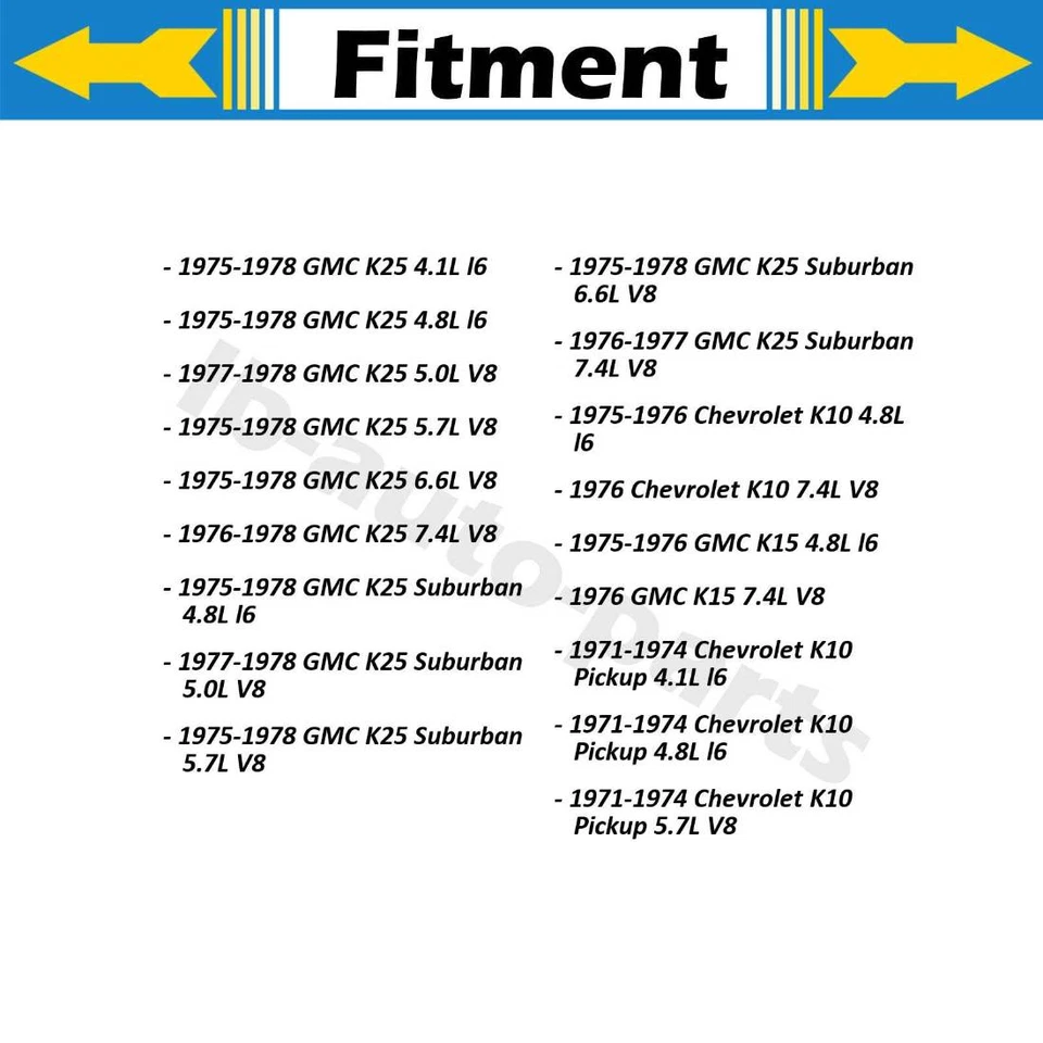 2x Brake Hose Line Front For 1973 1974 Chevrolet K20 Suburban 7.4L - Image 4 of 4