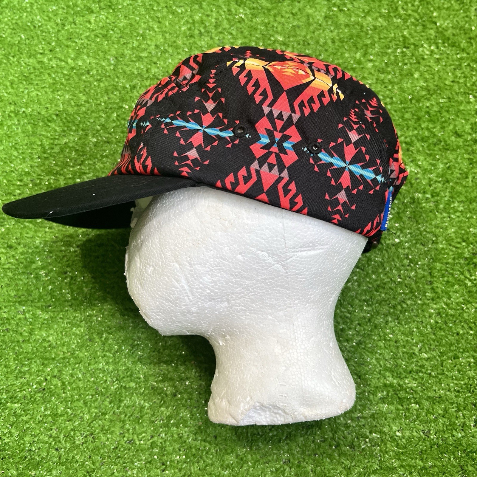 Pendleton Aztec Hat Geo Pattern Strap Back 6 Pane… - image 5