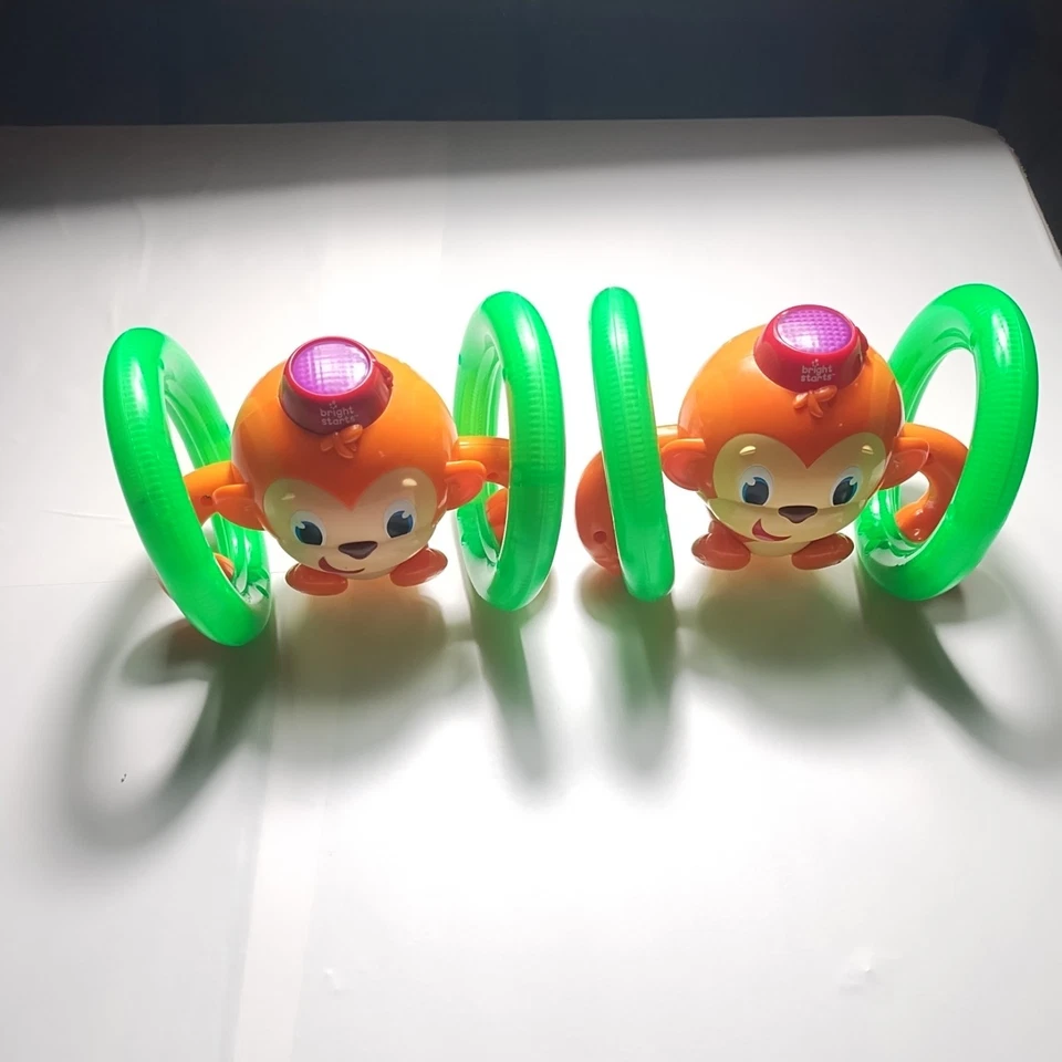 Juguete de gateo infantil mono brilla rollos hace sonidos video Foto 2 de 4