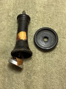 Antique Candlestick Receiver, Earpiece for Parts Only, Midsection Shattered