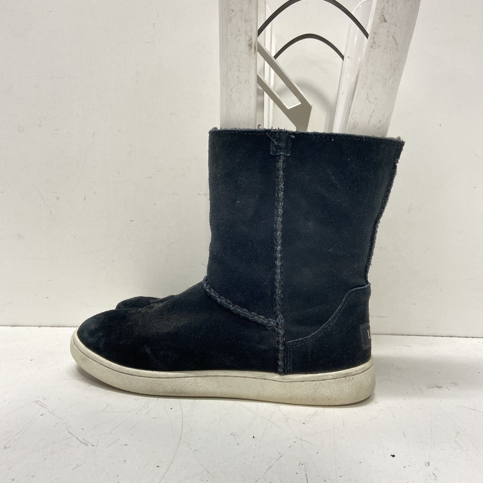 UGG Black Solid Mid-Calf Boot Boot Women's Size 7 - image 1