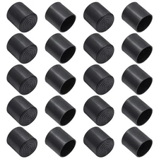 Bonsicoky 20Pcs Round Rubber Furniture Leg Caps 1-1/4/32mm Vinyl Flexible Cha...