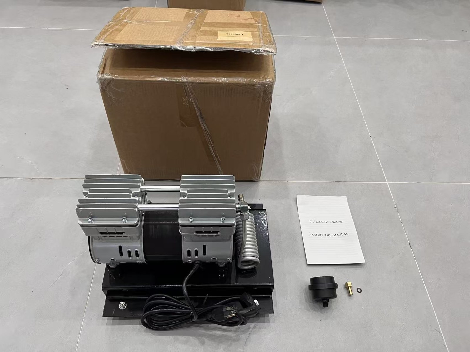 Air Compressor Motor - 2HP 5.2CFM 90PSI Oil Free Max 145PSI Pressure 110V