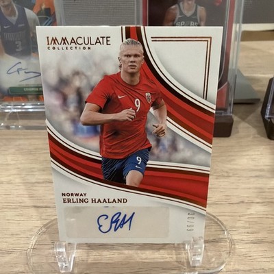 7748 Erling Haaland 2023 Panini Immaculate #SI-EH Splendid Auto 30/99